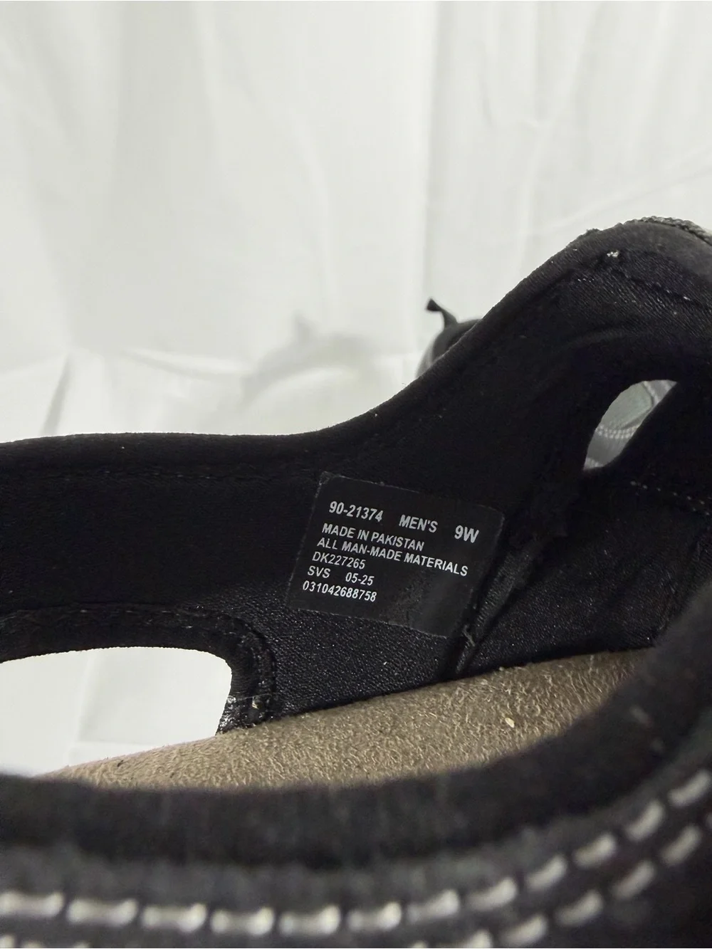 NWT Dockers Men's Size 9W Black Casual Fisherman Sandals